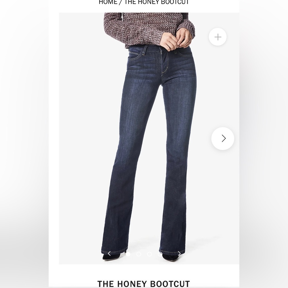 The honey curvy bootcut jeans